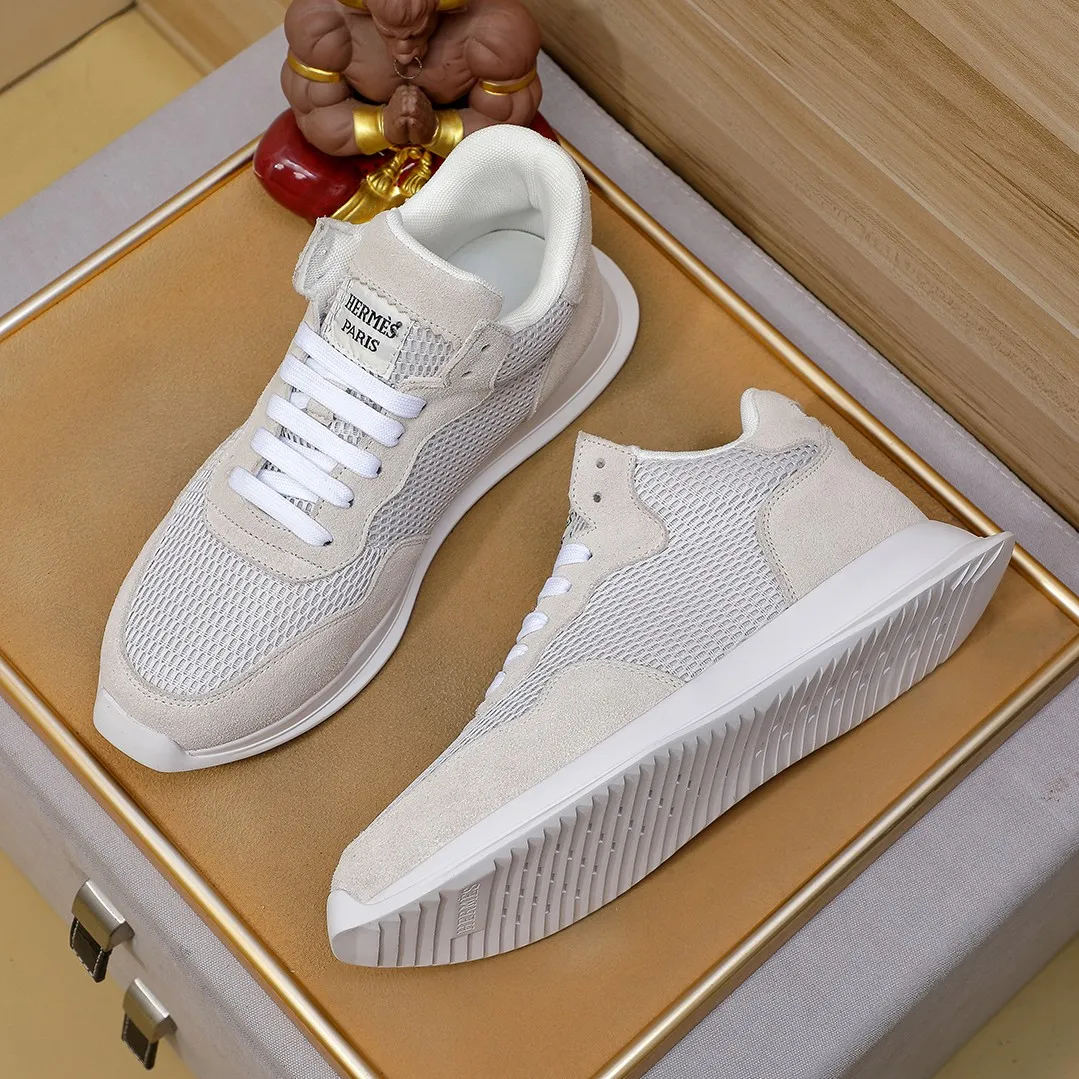 Men's shoes 💰400💰【HERMES】hot-selling men's shoes counter original items! The world's top brands...Luxury quality...//Fashion and high-end footwear 👍💪🏻...give you a low-key luxury comfort experience👍. The upper is made of pure Italian imported first-layer cowhide... 🐑 Leather lining..., comfortable and breathable, high-end and classy... luxurious and noble!! .. OEM factory shipment [Hug] stall.. Original plate. color, code number 38--44